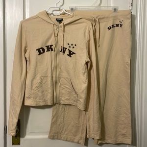 DKNY Vintage Y2K 100% Cotton Tracksuit